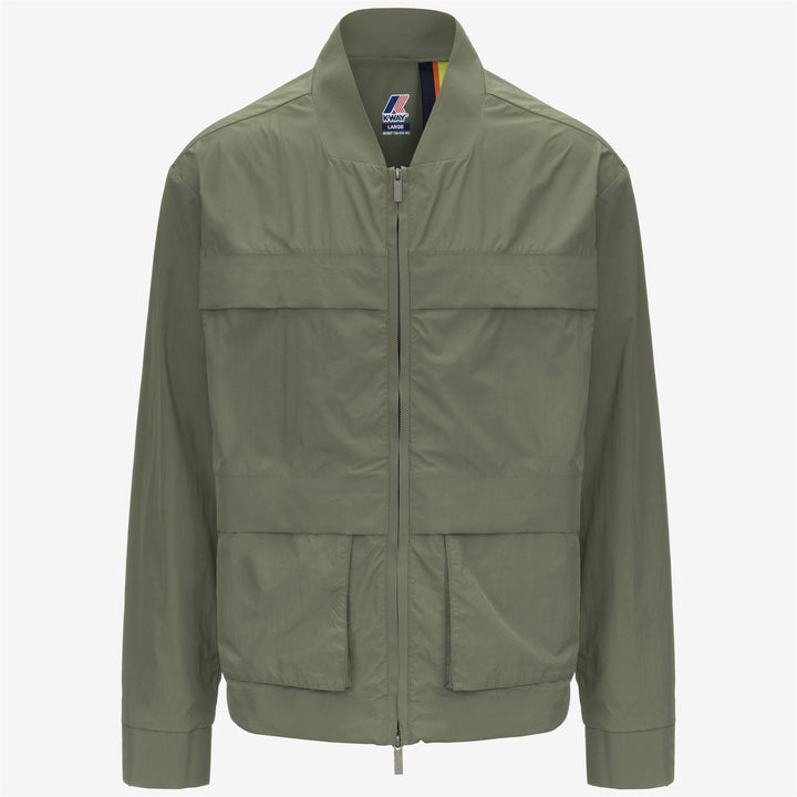 BARION COTTON LIKE - Jackets - Short - MAN - GREEN LICHEN