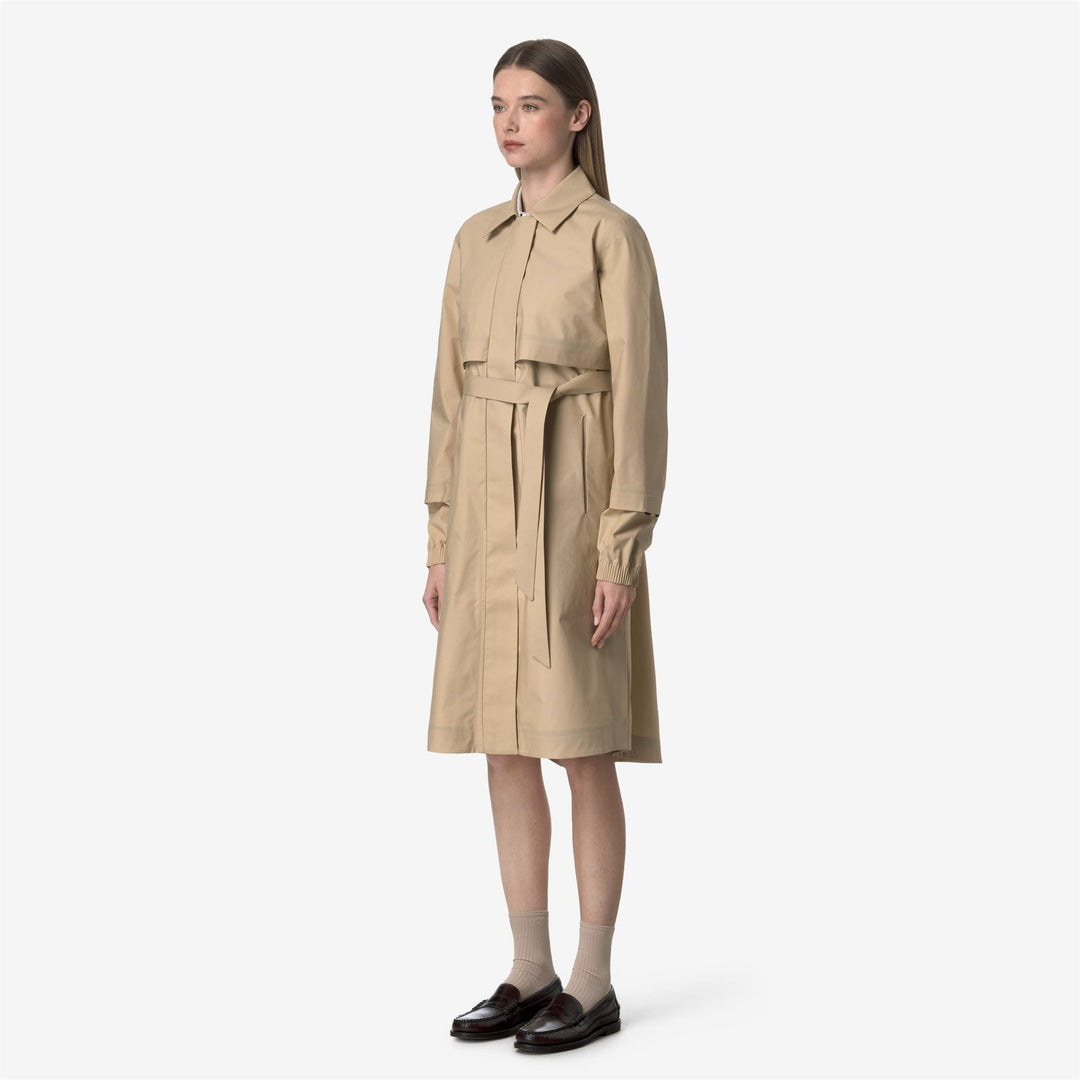JESY 3L POPLIN - Jackets - Long - WOMAN - BEIGE ROPE-BEIGE LT
