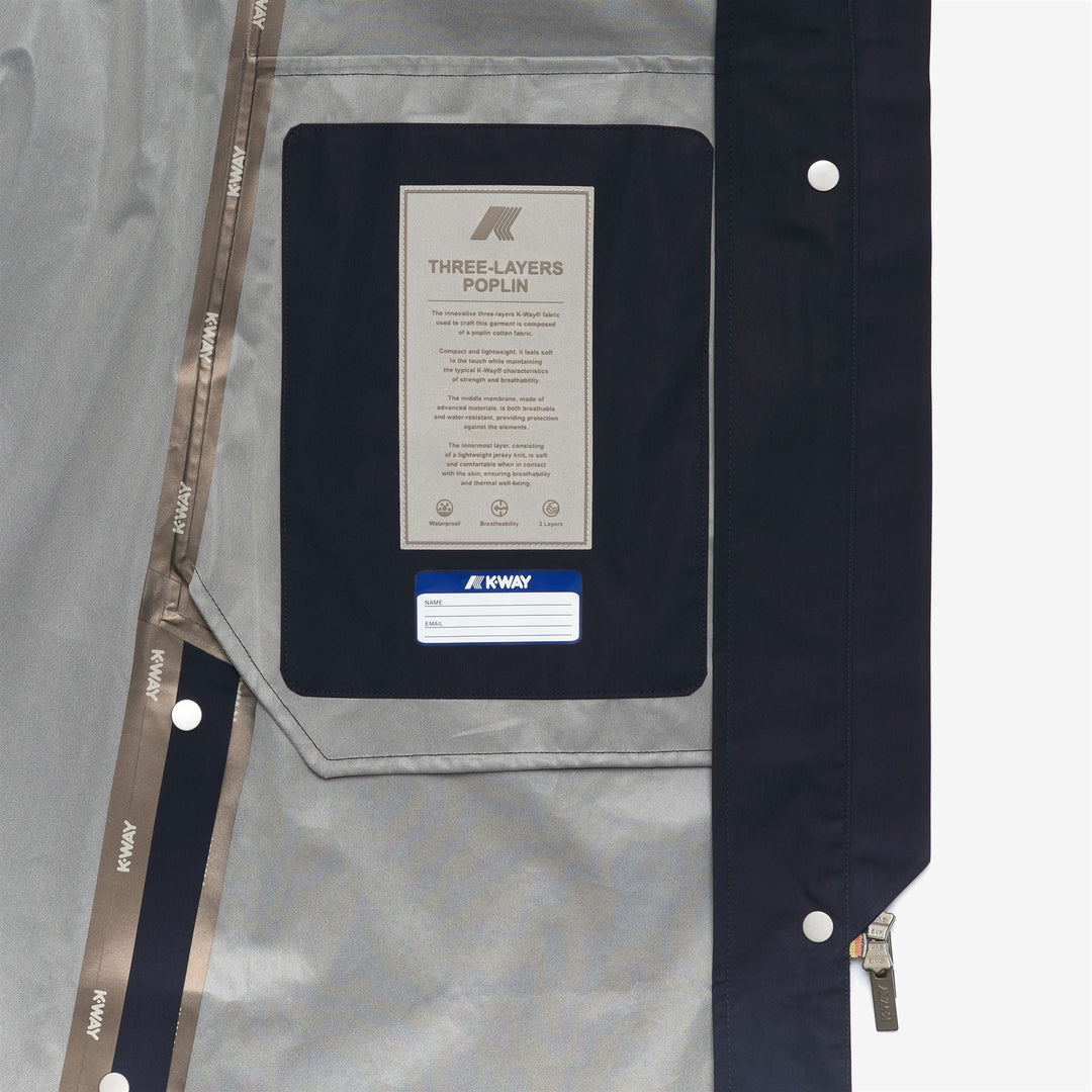 JESY 3L POPLIN - Jackets - Long - WOMAN - BLUE DEPTH-BEIGE LT