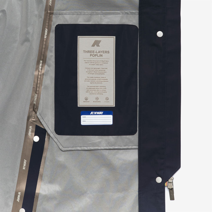 JESY 3L POPLIN - Jackets - Long - WOMAN - BLUE DEPTH-BEIGE LT