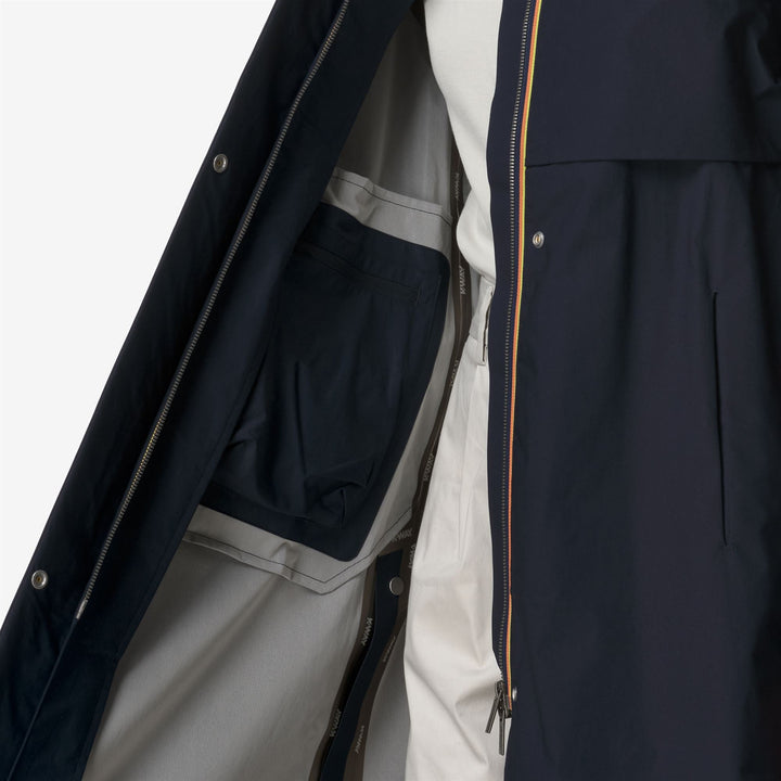 JESY 3L POPLIN - Jackets - Long - WOMAN - BLUE DEPTH-BEIGE LT