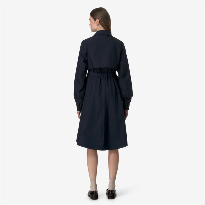 JESY 3L POPLIN - Jackets - Long - WOMAN - BLUE DEPTH-BEIGE LT