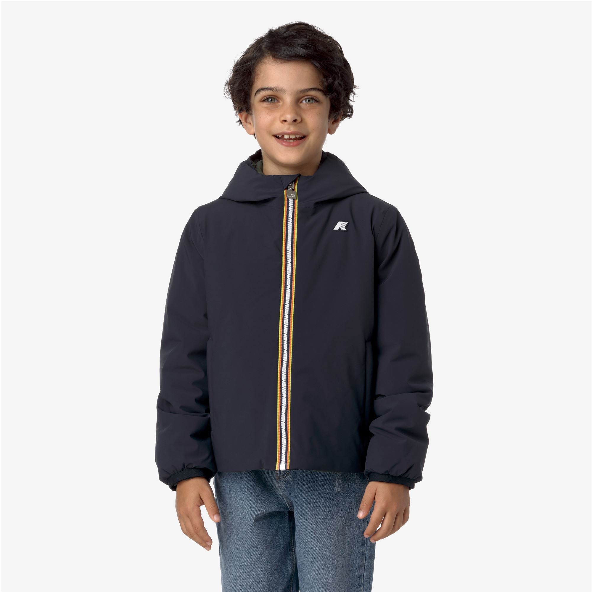 Jackets_BOY_P. JACK ST WARM DOUBLE_Short_Blue D-Green B - Commercial 4