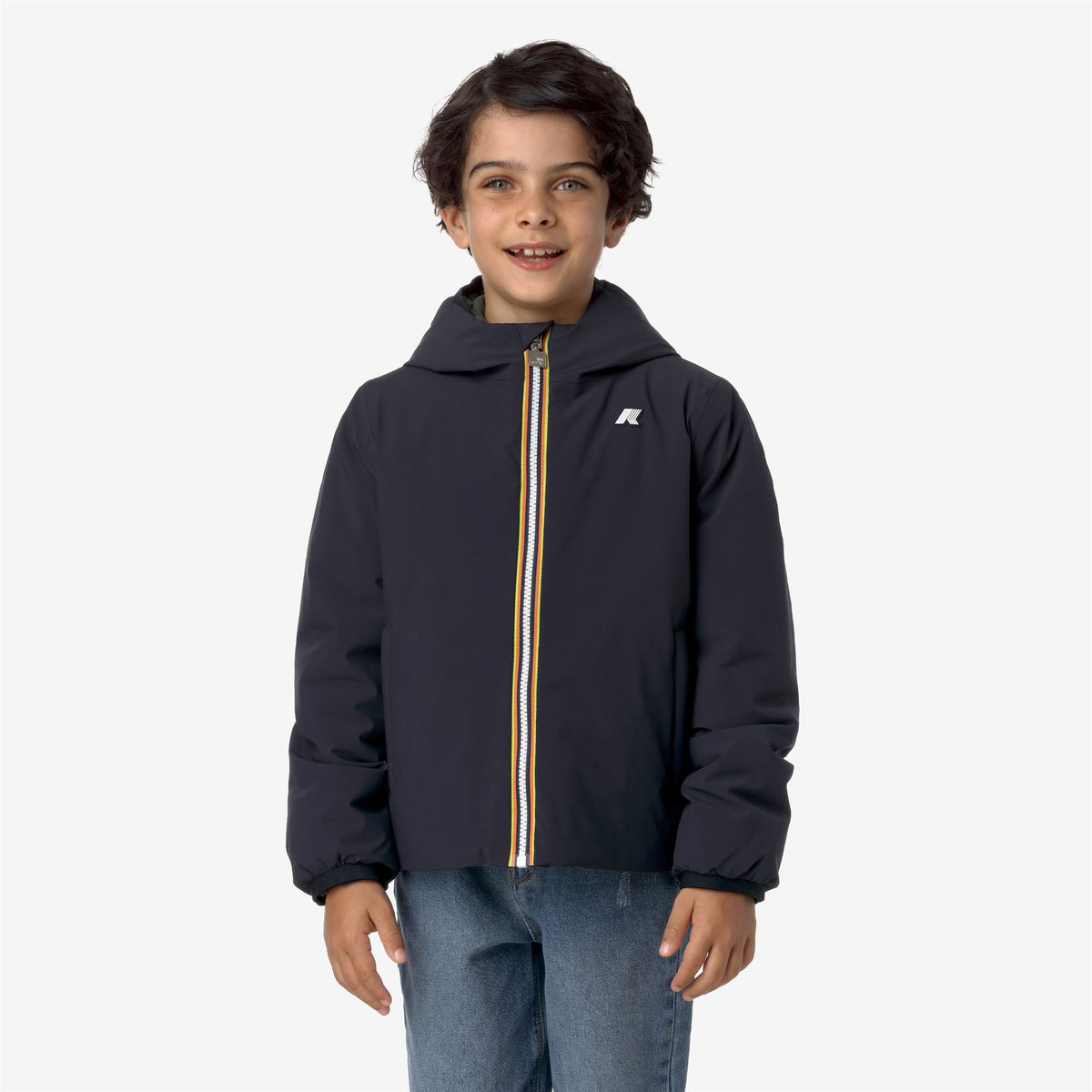 Jackets_BOY_P. JACK ST WARM DOUBLE_Short_Blue D-Green B - Commercial 4
