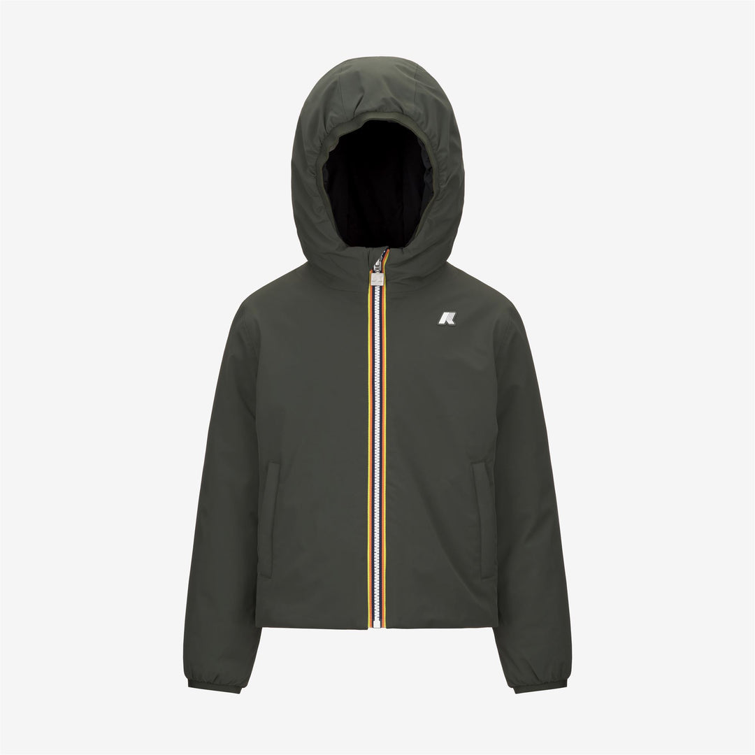 Jackets_BOY_P. JACK ST WARM DOUBLE_Short_GREEN BLACKISH  - Black Pure - Photo