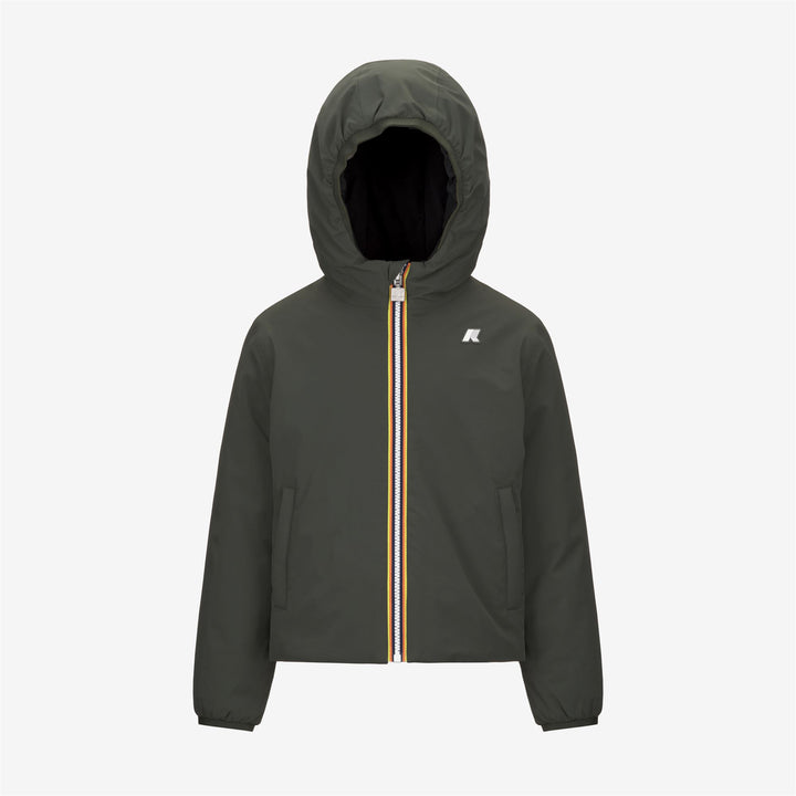 Jackets_BOY_P. JACK ST WARM DOUBLE_Short_GREEN BLACKISH  - Black Pure - Photo