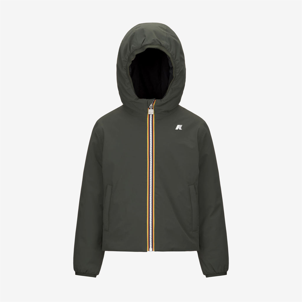 Jackets_BOY_P. JACK ST WARM DOUBLE_Short_GREEN BLACKISH  - Black Pure - Commercial 1