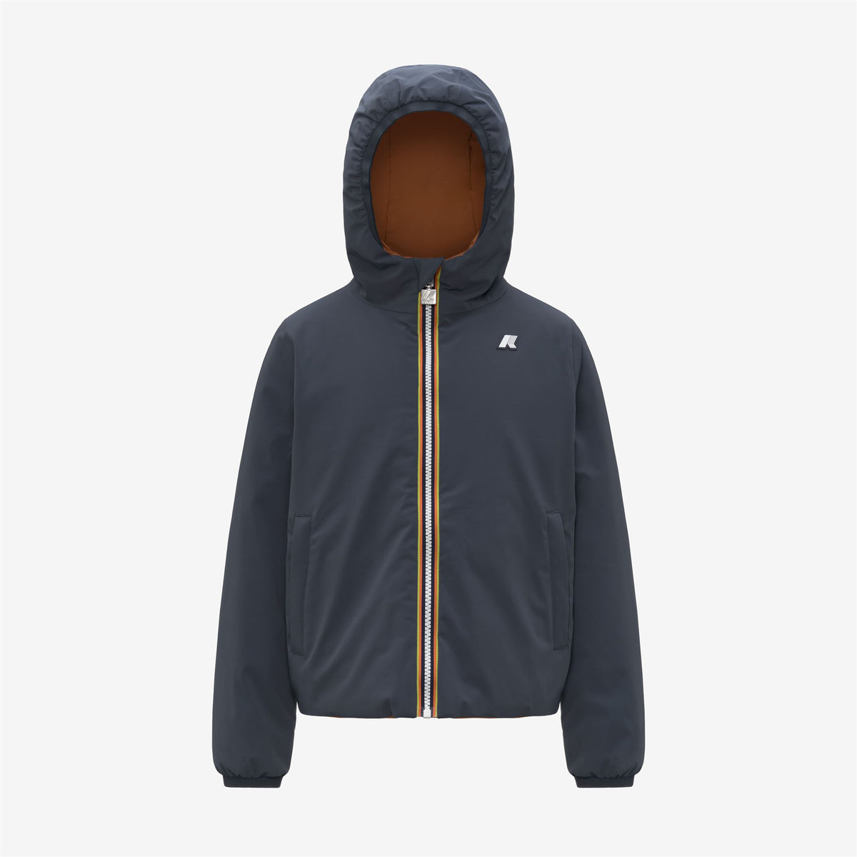 Jackets_BOY_P. JACK ST WARM DOUBLE_Short_Blue Airforce - Orange Adobe - Commercial 1