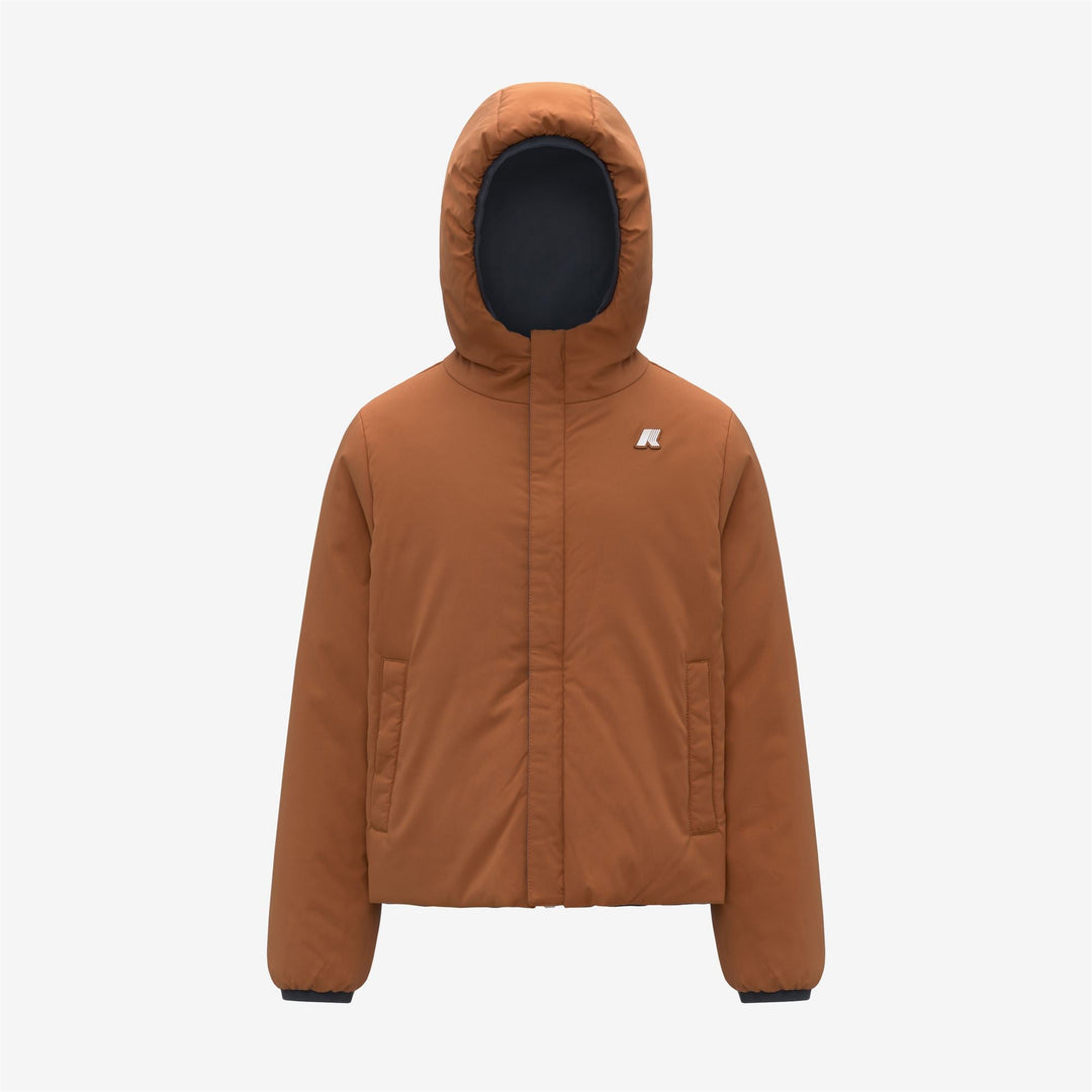 P. JACK ST WARM REVERSIBLE - Jackets - Short - BOY - Blue Airforce-Orange Adobe