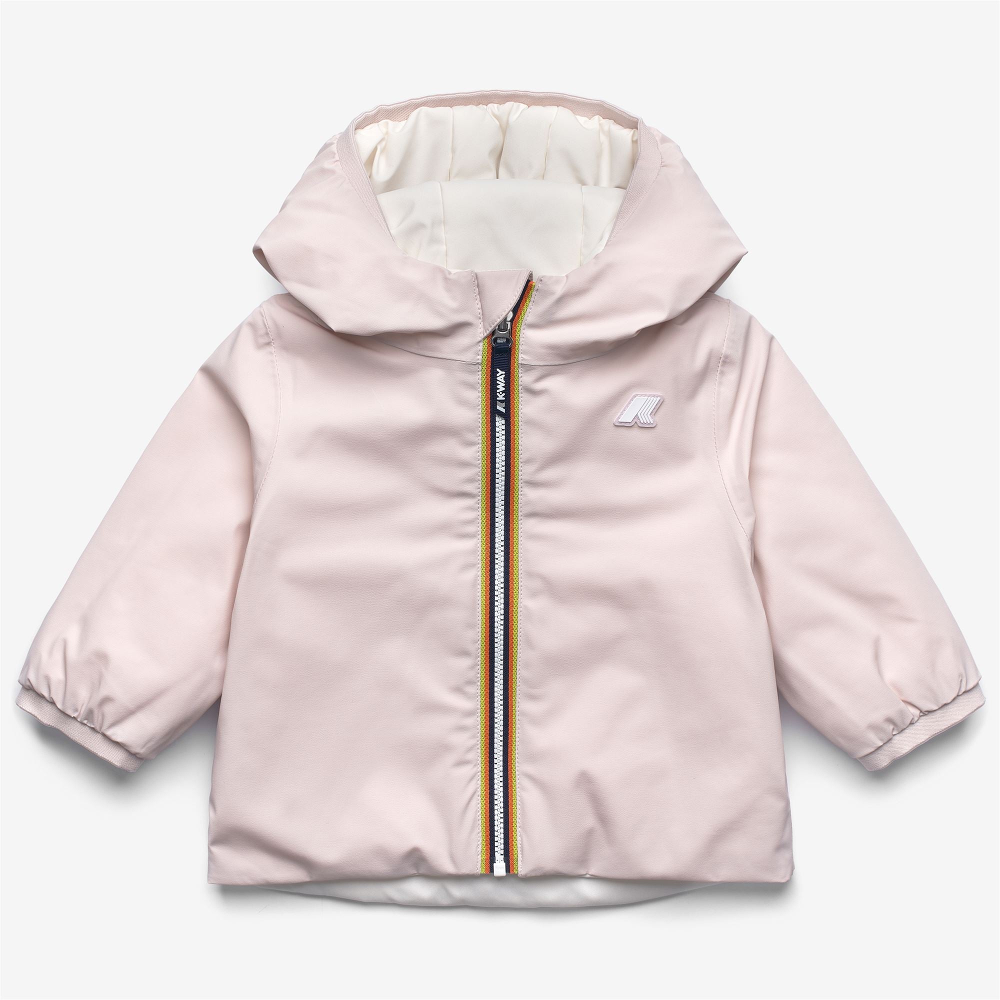 Jackets_KID UNISEX_E. JACK ST WARM DOUBLE_Short_Rose Hushed - White Gardenia - Commercial 1
