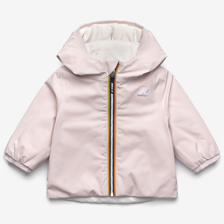 E. JACK ST WARM REVERSIBLE - Jackets - Short - KID UNISEX - Rose Hushed-White Gardenia