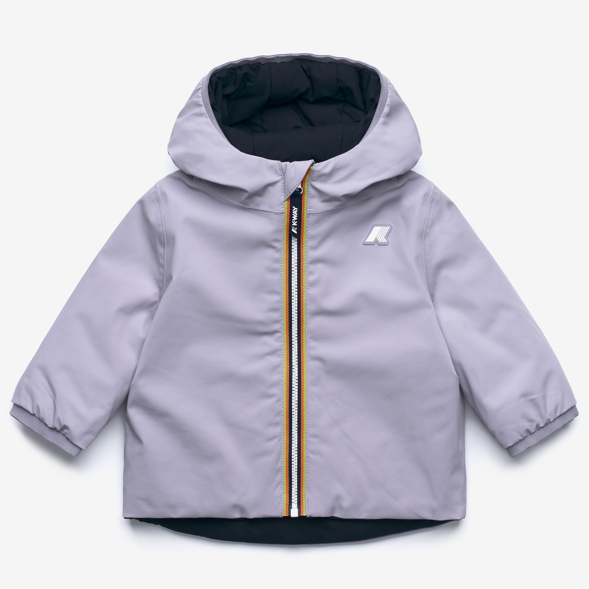 Jackets_KID UNISEX_E. JACK ST WARM DOUBLE_Short_Violet Lavender - Blue Depth - Commercial 1