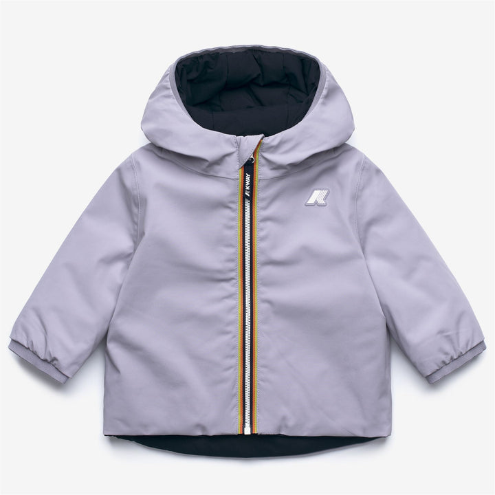 E. JACK ST WARM REVERSIBLE - Jackets - Short - KID UNISEX - Violet Lavender-Blue Depth
