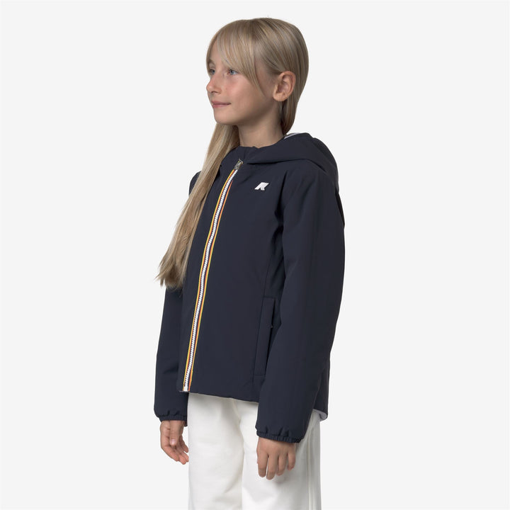 P. LILY ST WARM REVERSIBLE - Jackets - Short - GIRL - Blue Depth-Violet Lavender