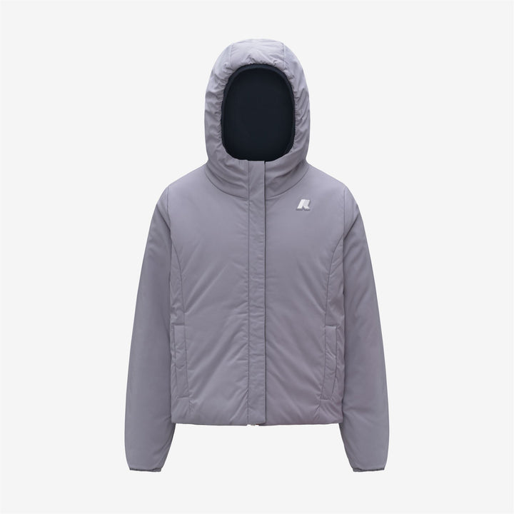 P. LILY ST WARM REVERSIBLE - Jackets - Short - GIRL - Blue Depth-Violet Lavender