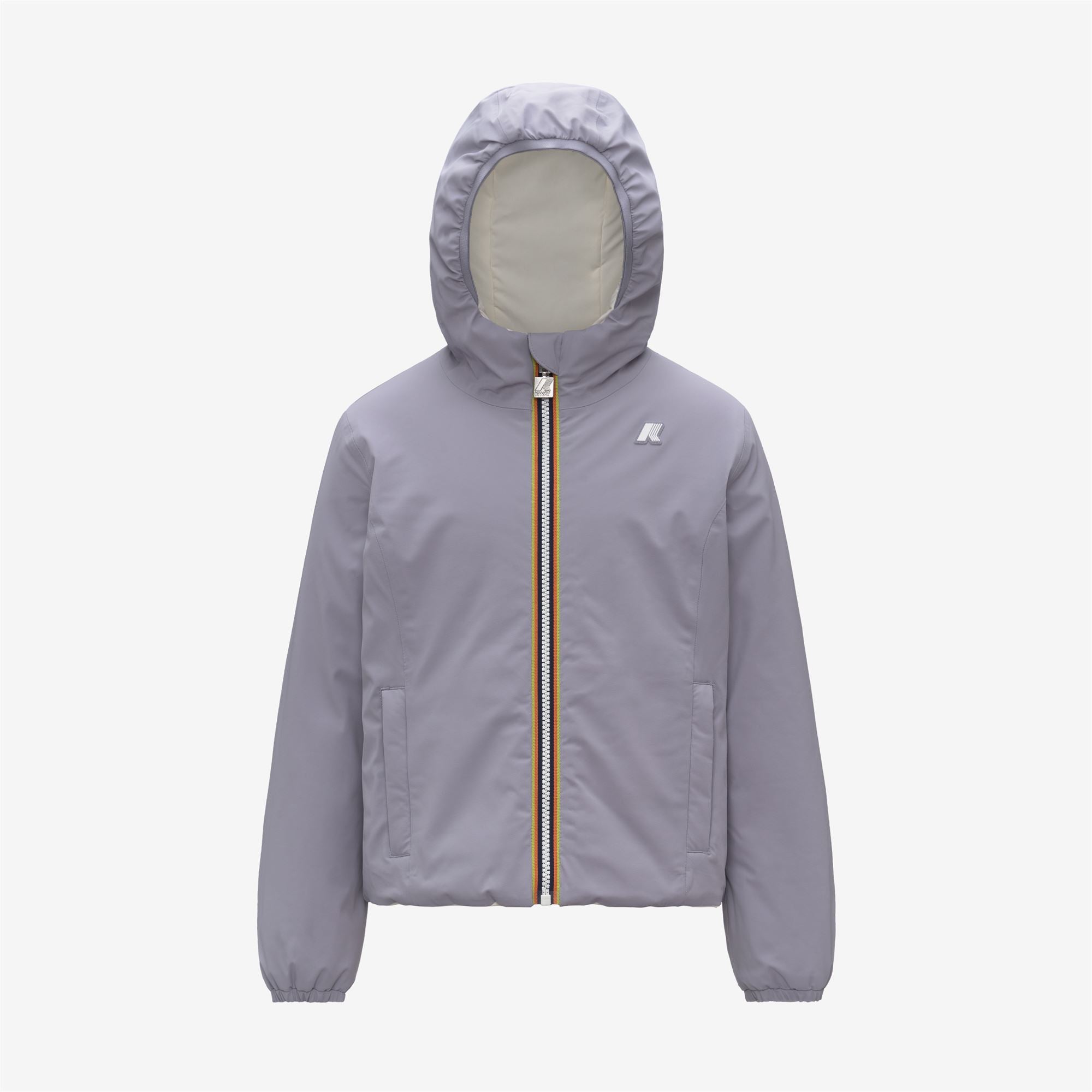 Jackets_GIRL_P. LILY ST WARM DOUBLE_Short_Violet Lavender - White Gardenia - Commercial 1