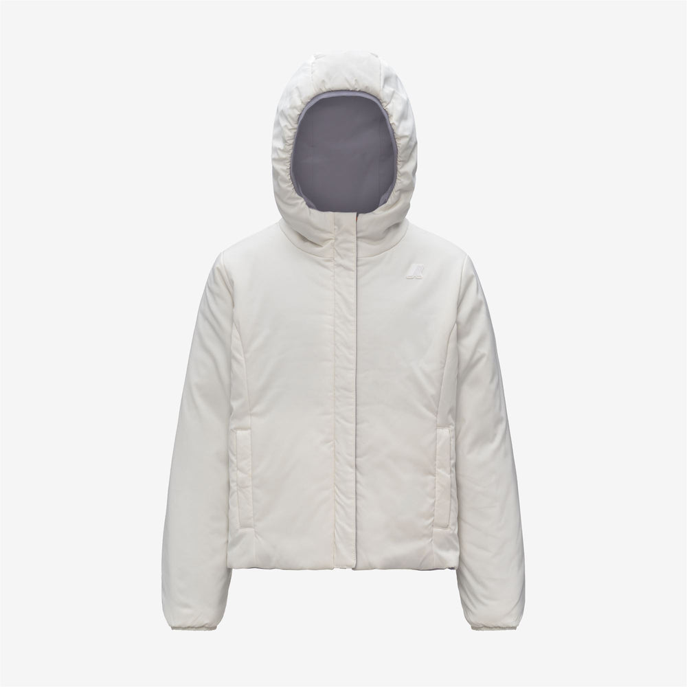 Jackets_GIRL_P. LILY ST WARM DOUBLE_Short_Violet Lavender - White Gardenia - DressedFront