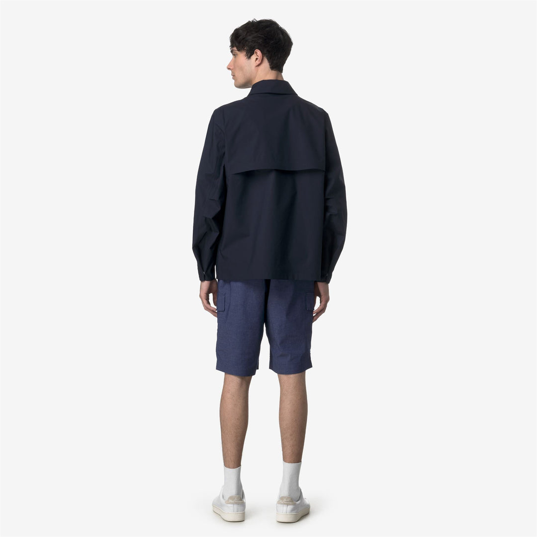 BASTYEL SOFT DENIM - Shorts - Cargo - MAN - BLUE DEEP COBALT