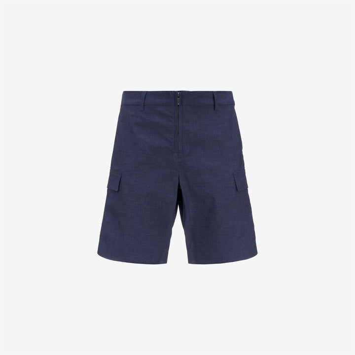 BASTYEL SOFT DENIM - Shorts - Cargo - MAN - BLUE DEEP COBALT