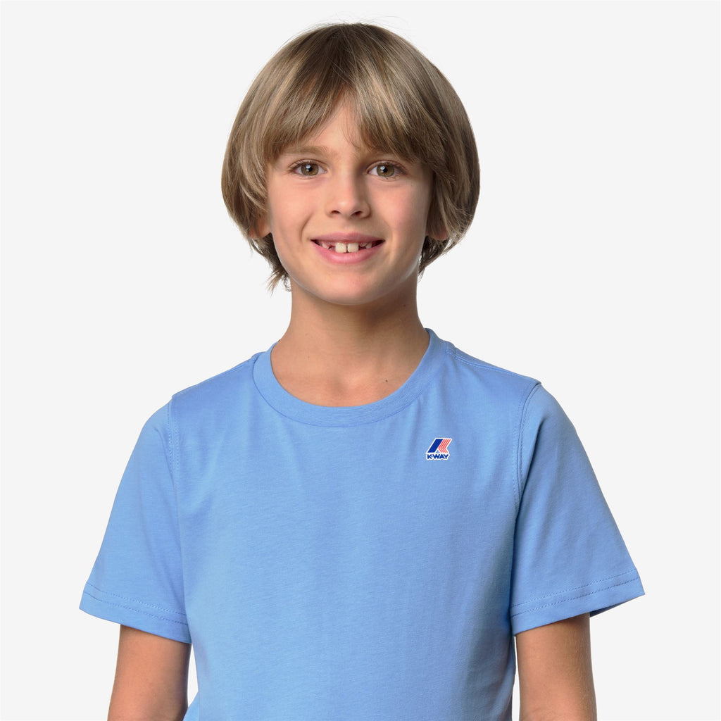 T-Shirts & Top_KID UNISEX_P. LEONIDE_T-Shirt_Blue Cielo - Commercial 7