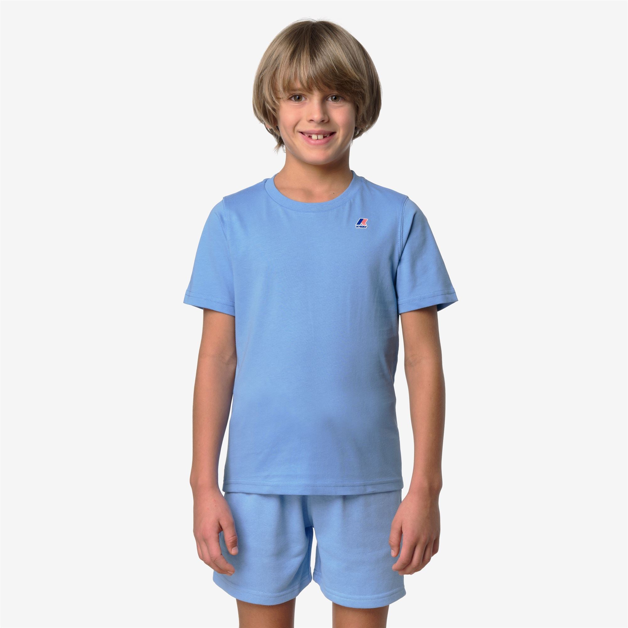 T-Shirts & Top_KID UNISEX_P. LEONIDE_T-Shirt_Blue Cielo - Commercial 4