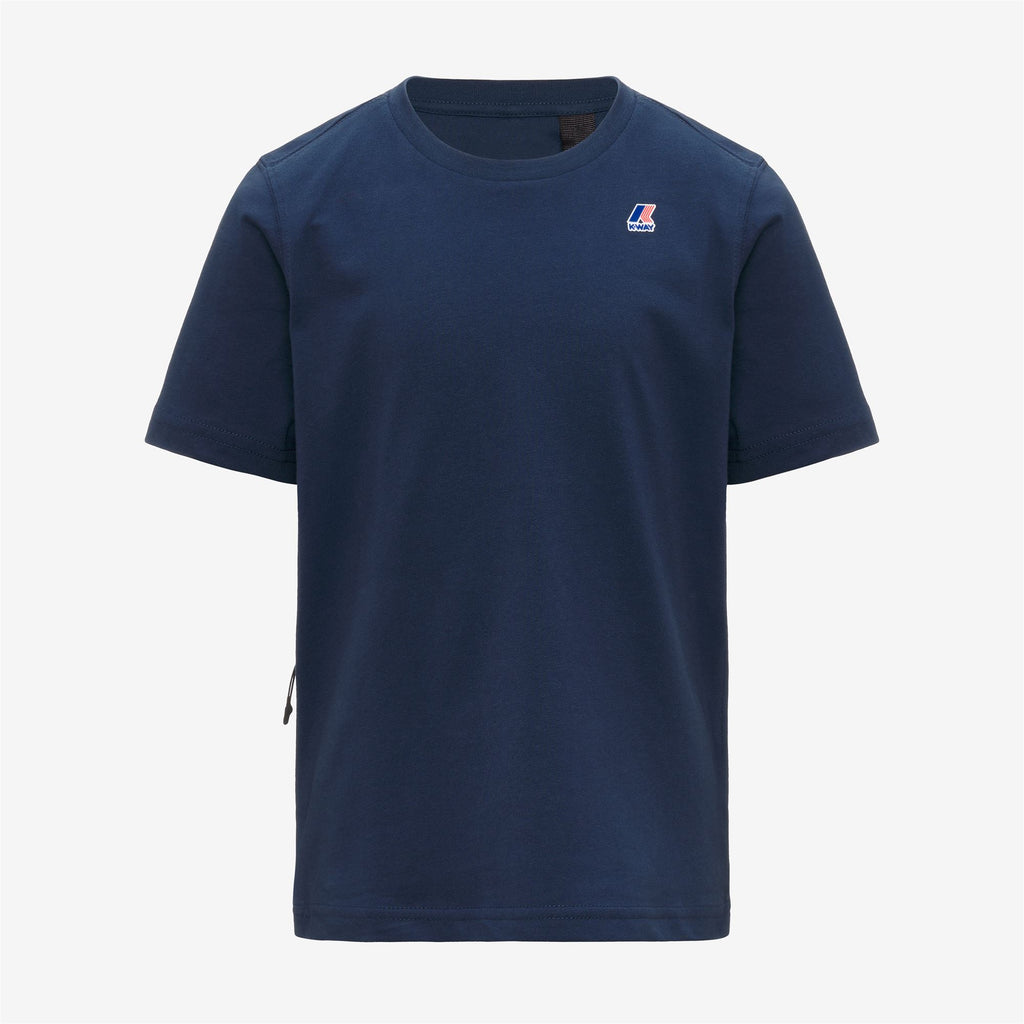 T-Shirts & Top_KID UNISEX_P. LEONIDE_T-Shirt_Blue Insignia - Commercial 1
