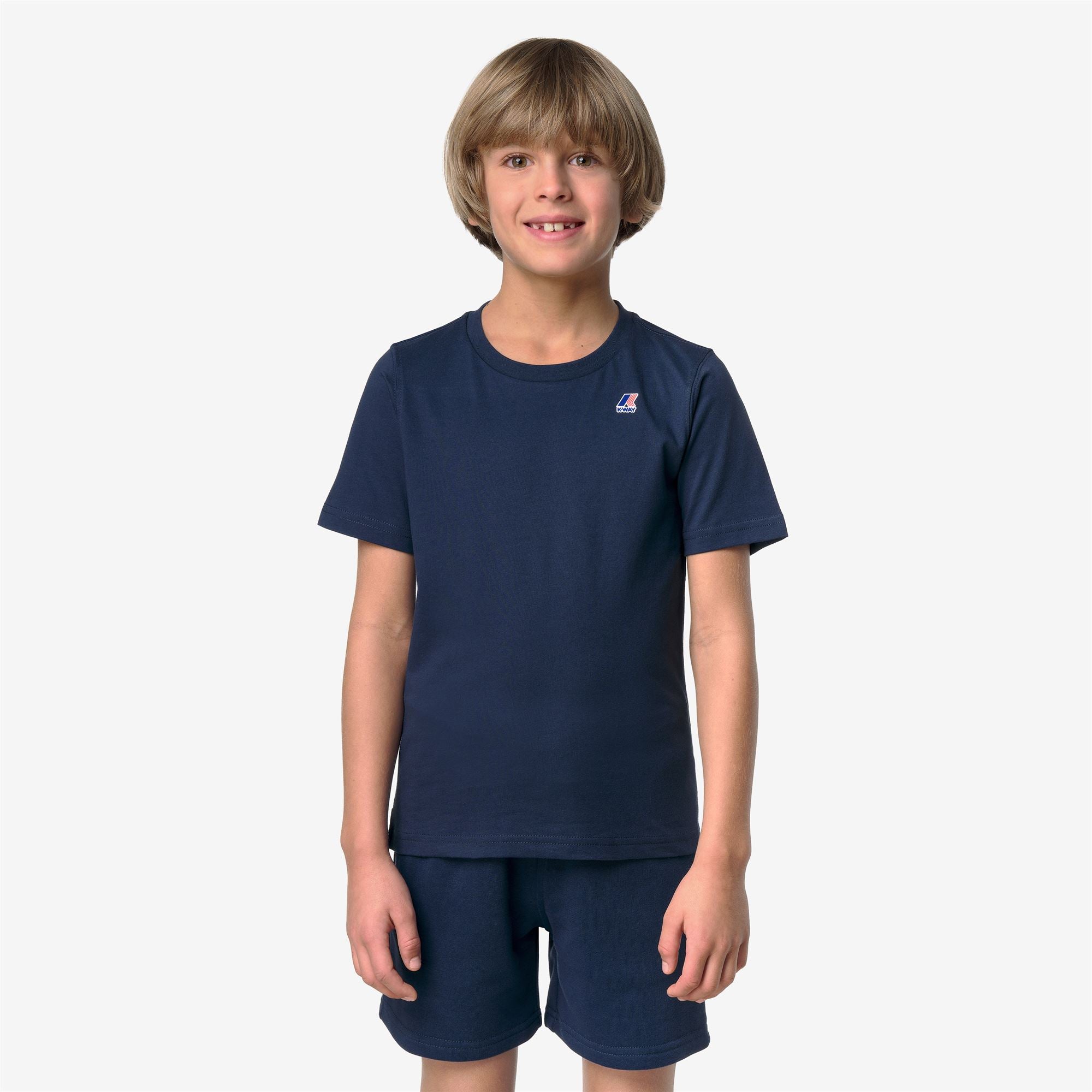 T-Shirts & Top_KID UNISEX_P. LEONIDE_T-Shirt_Blue Insignia - Commercial 4