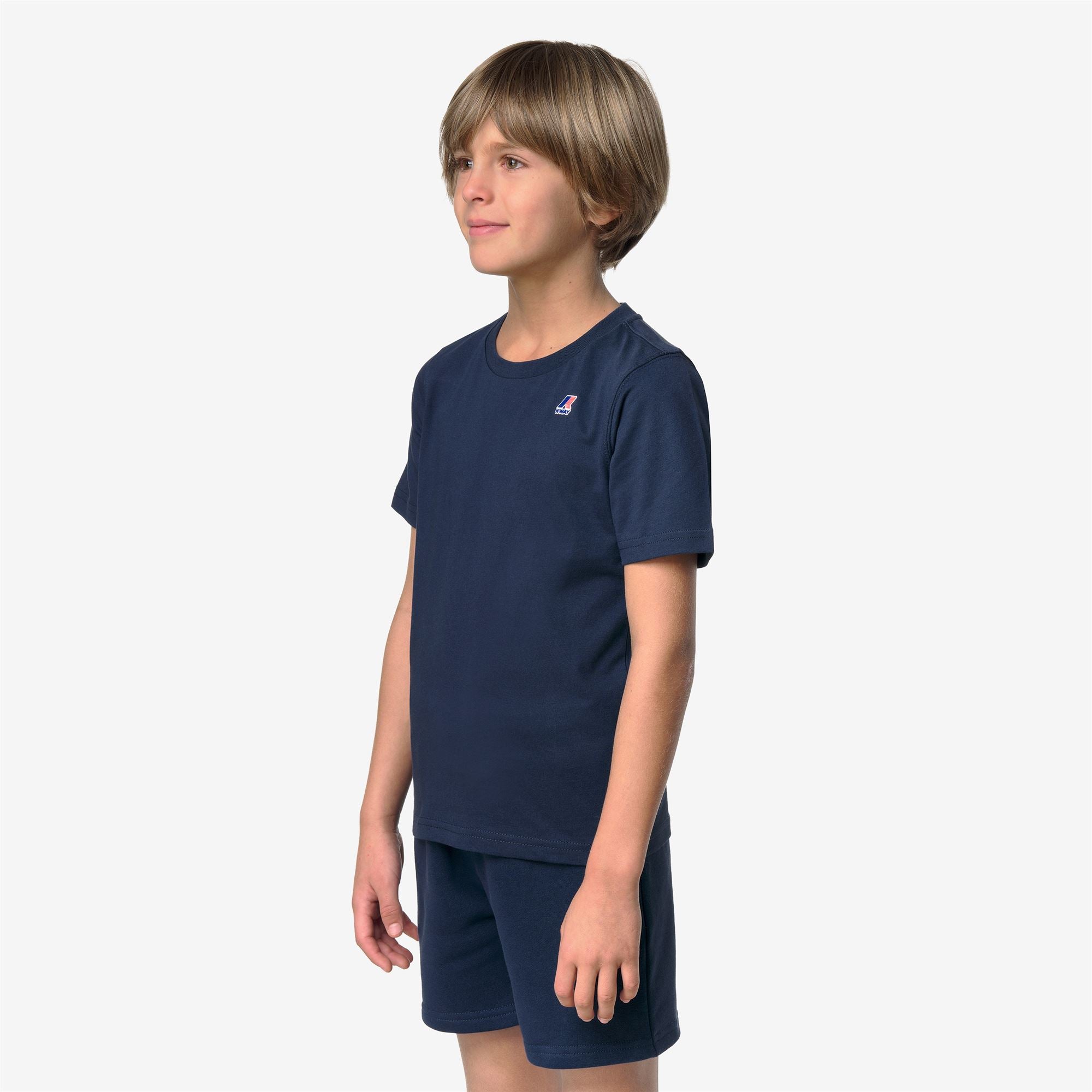 T-Shirts & Top_KID UNISEX_P. LEONIDE_T-Shirt_Blue Insignia - Commercial 5