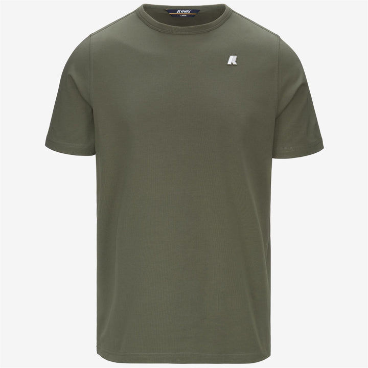 ADAME LIGHT STRETCH JERSEY - T-ShirtsTop - T-Shirt - MAN - GREEN LICHEN