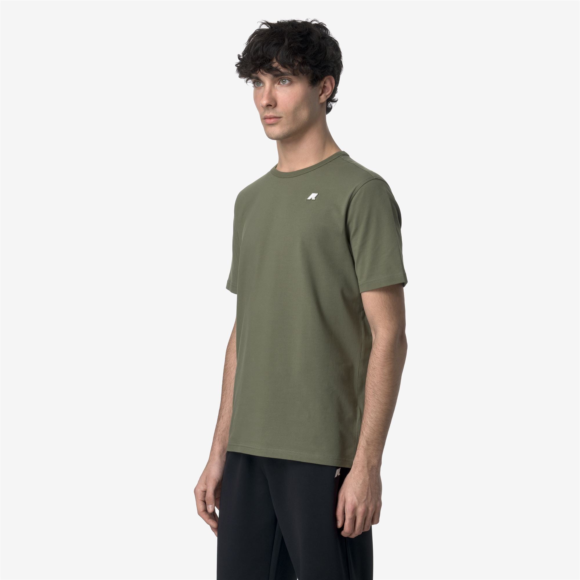 T-Shirts & Top_MAN_ADAME LIGHT STRETCH JERSEY_T-Shirt_Green Lichen - Commercial 5