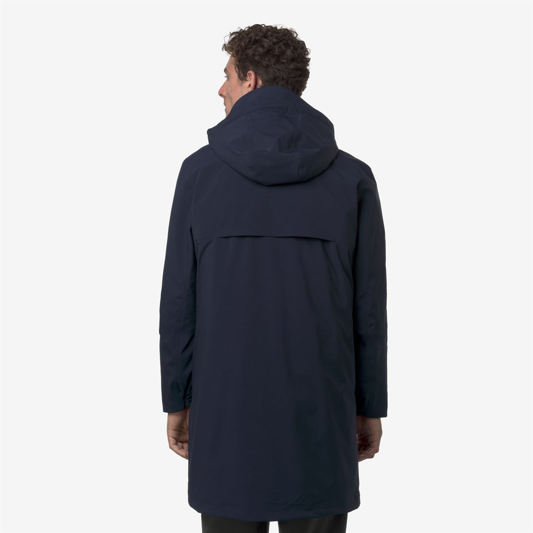 Jackets_MAN_THOMAL BONDED PADDED_3/4 Length_Blue Depth - Blue Depth - DressedFrontDouble