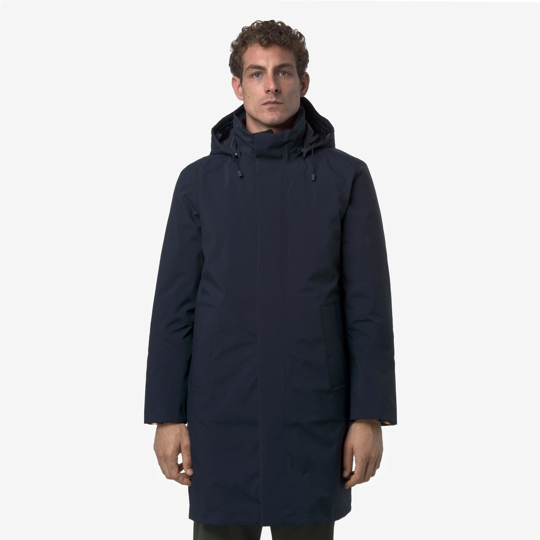 Jackets_MAN_THOMAL BONDED PADDED_3/4 Length_Blue Depth - Blue Depth - DressedBack