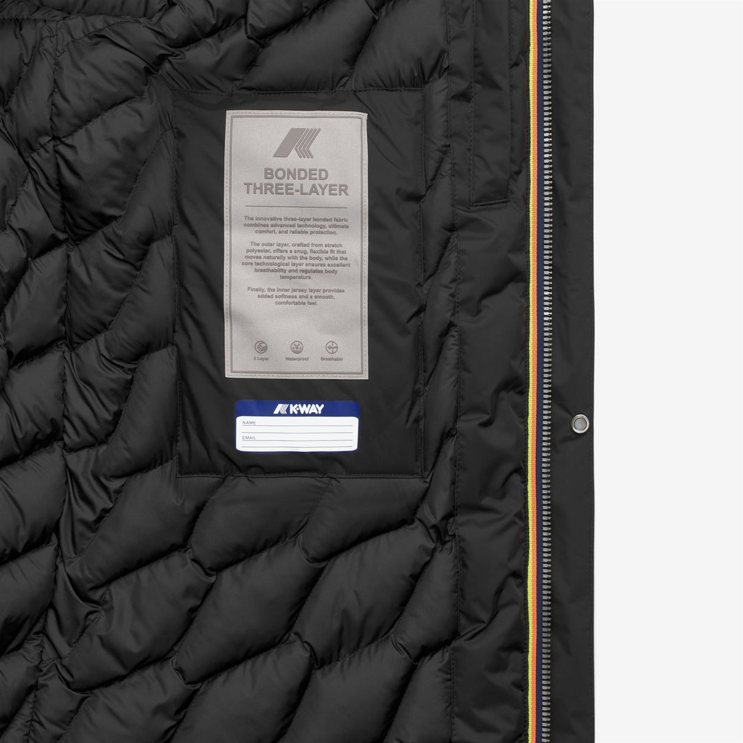 Jackets_MAN_THOMAL BONDED PADDED_3/4 Length_Black Pure - Black Pure - DressedSide