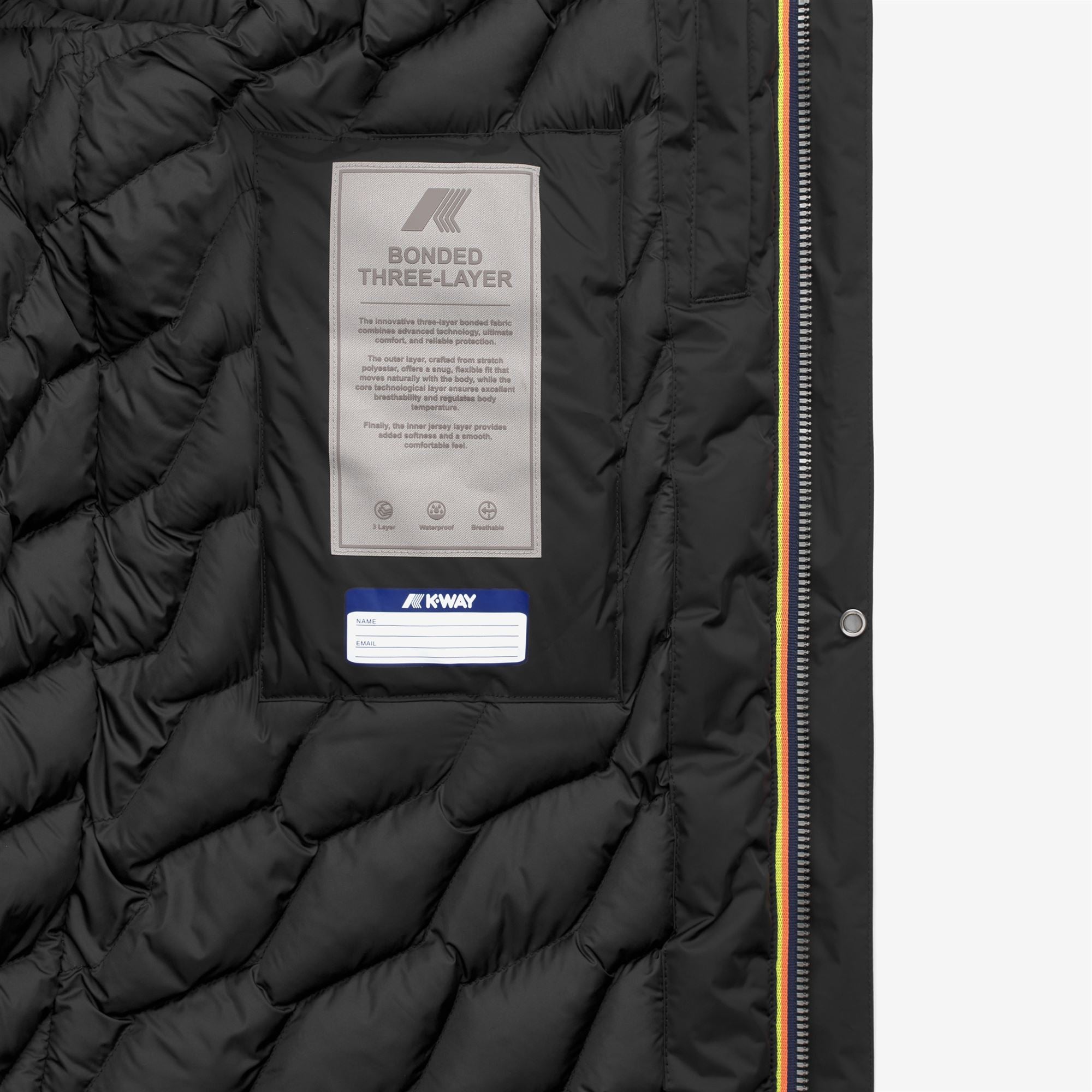 Jackets_MAN_THOMAL BONDED PADDED_3/4 Length_Black Pure - Black Pure - Commercial 3