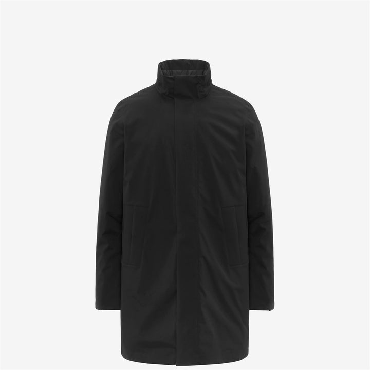 Jackets_MAN_THOMAL BONDED PADDED_3/4 Length_Black Pure - Black Pure - DressedFront