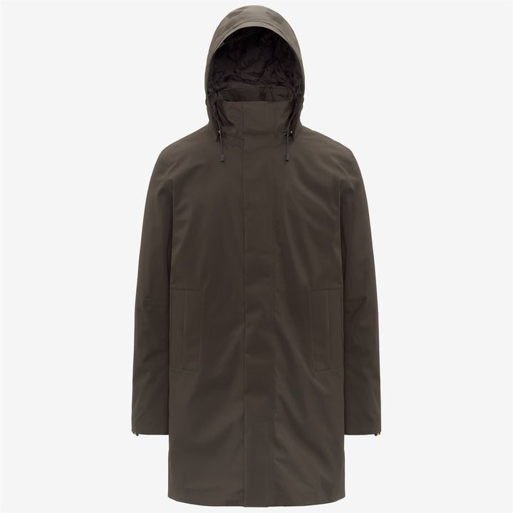 THOMAL BONDED PADDED - Jackets - 3/4 LENGTH - MAN - Black Olive Combo