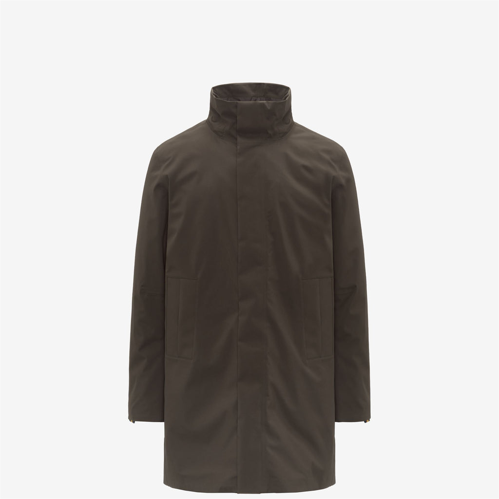 Jackets_MAN_THOMAL BONDED PADDED_3/4 Length_Black Olive Combo - Black Olive - Commercial 2