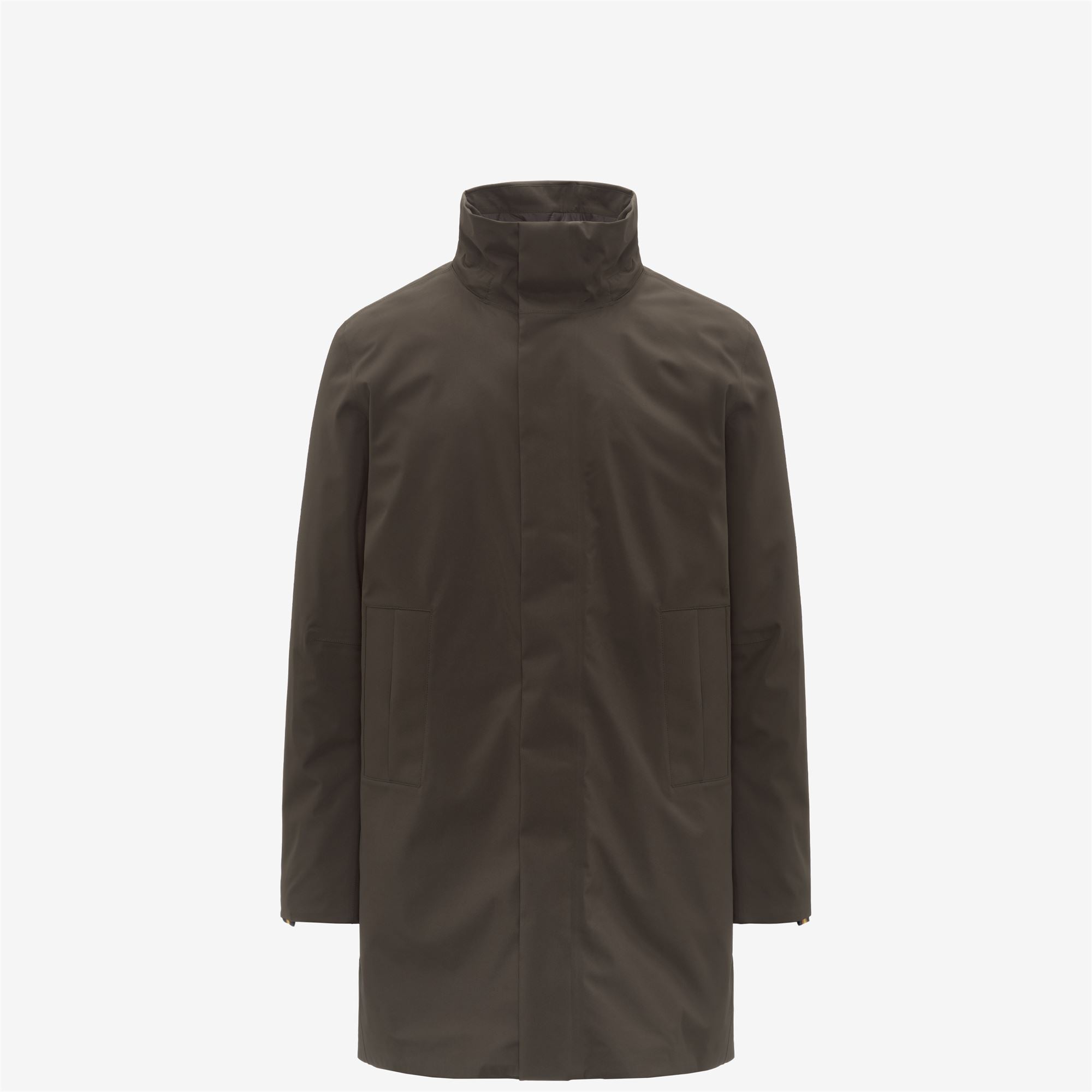 Jackets_MAN_THOMAL BONDED PADDED_3/4 Length_Black Olive Combo - Black Olive - Commercial 2