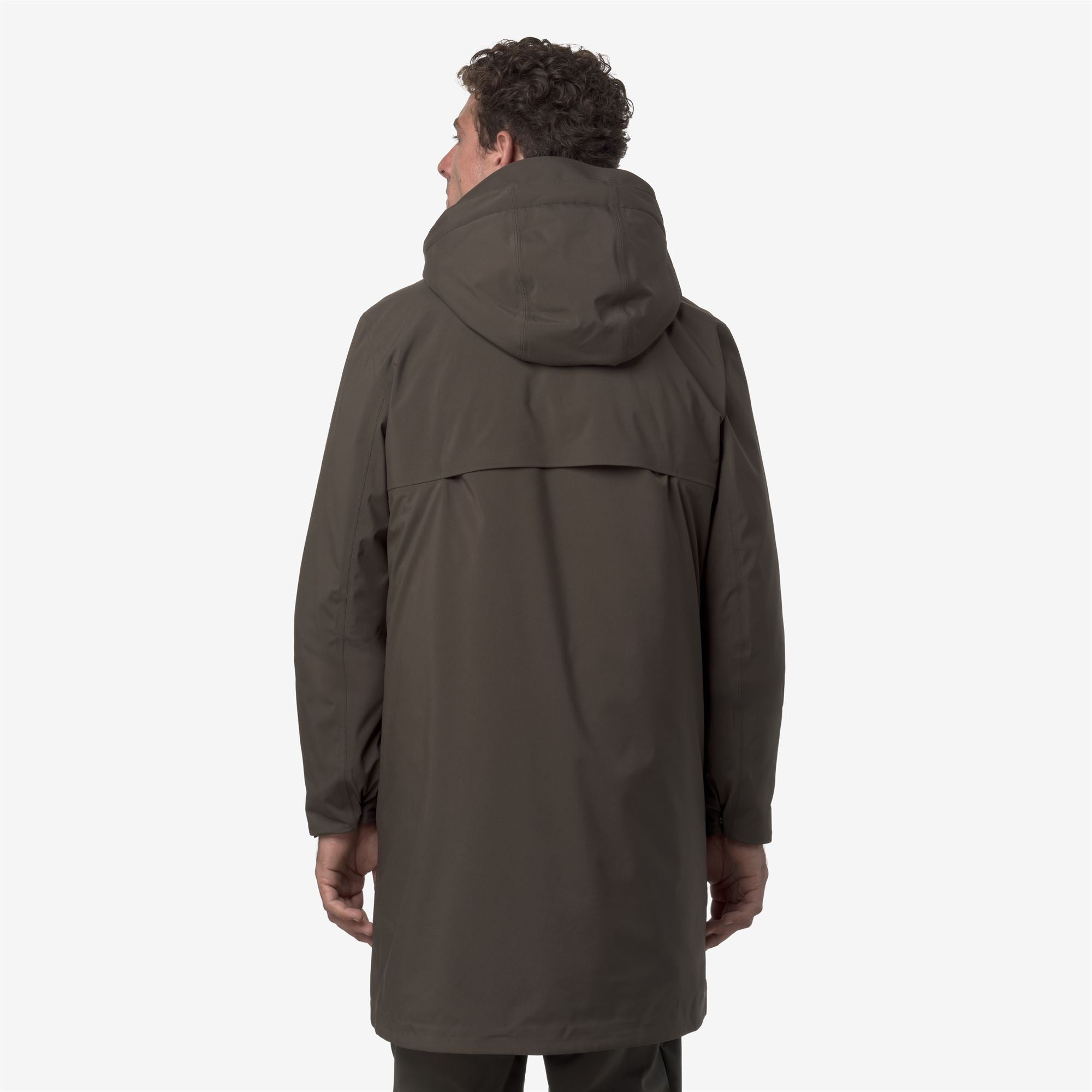 Jackets_MAN_THOMAL BONDED PADDED_3/4 Length_Black Olive Combo - Black Olive - Commercial 6