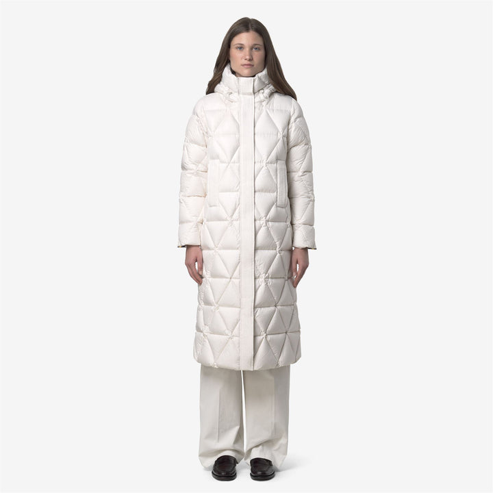 RUENNE THERMO MICROFIBER - Jackets - Long - WOMAN - White Gardenia Combo