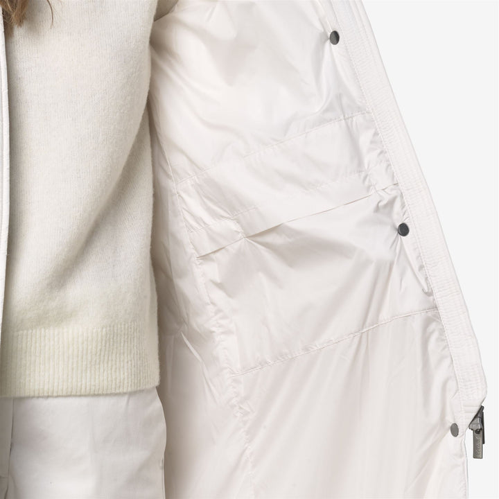RUENNE THERMO MICROFIBER - Jackets - Long - WOMAN - White Gardenia Combo
