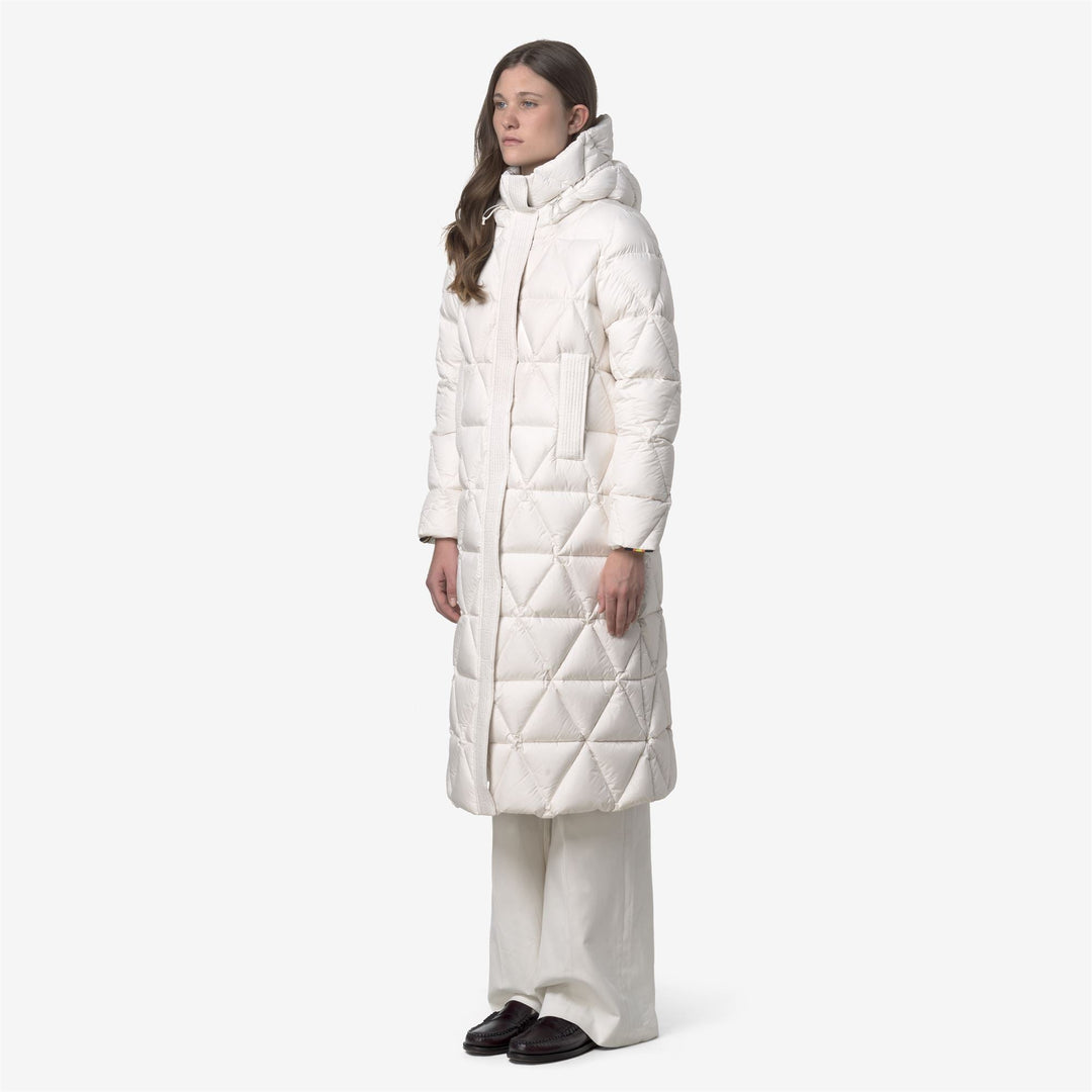 RUENNE THERMO MICROFIBER - Jackets - Long - WOMAN - White Gardenia Combo