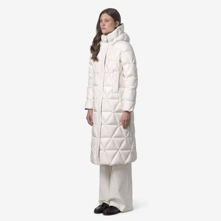 RUENNE THERMO MICROFIBER - Jackets - Long - WOMAN - White Gardenia Combo