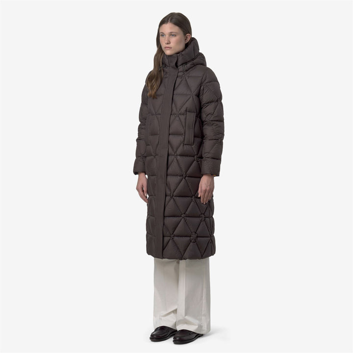 RUENNE THERMO MICROFIBER - Jackets - Long - WOMAN - Black Olive Combo