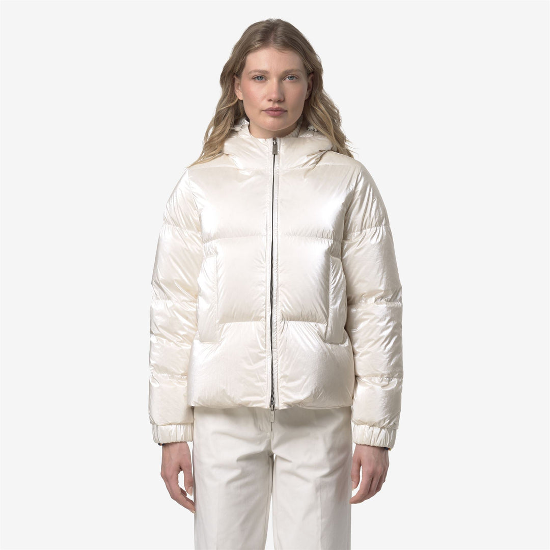 LETHILLE THERMO PEARLY - Jackets - Short - WOMAN - White Gardenia Combo