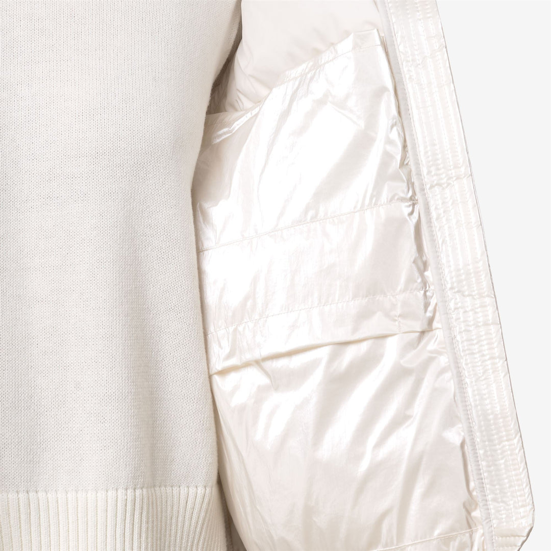 LETHILLE THERMO PEARLY - Jackets - Short - WOMAN - White Gardenia Combo