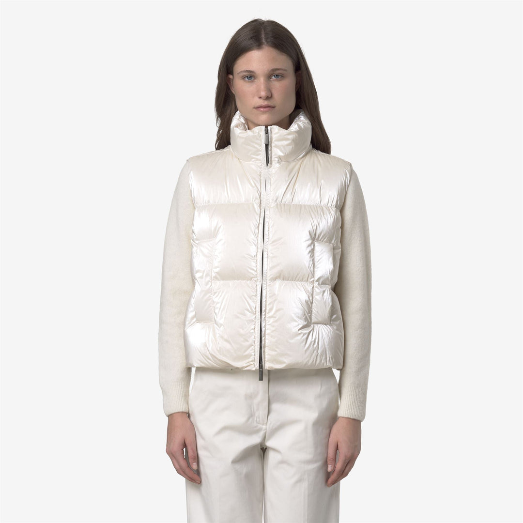 THILLE THERMO PEARLY - Jackets - Vest - WOMAN - White Gardenia Combo