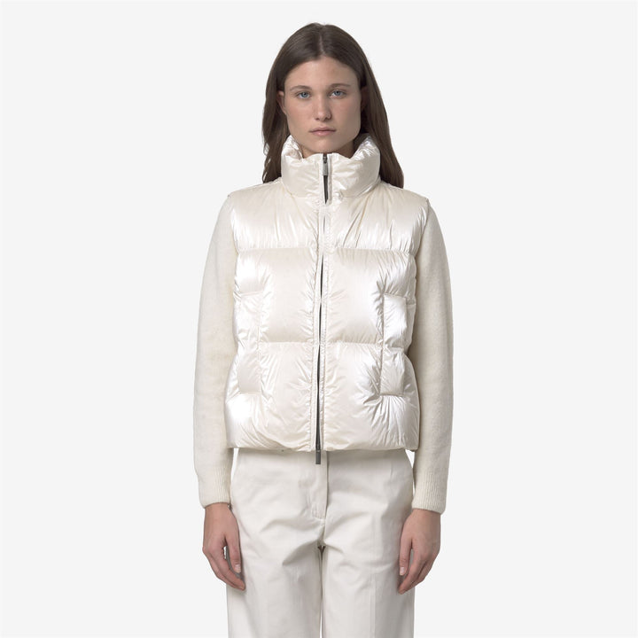 THILLE THERMO PEARLY - Jackets - Vest - WOMAN - White Gardenia Combo