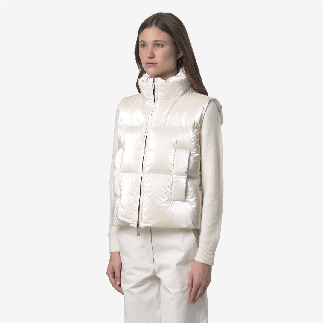 THILLE THERMO PEARLY - Jackets - Vest - WOMAN - White Gardenia Combo
