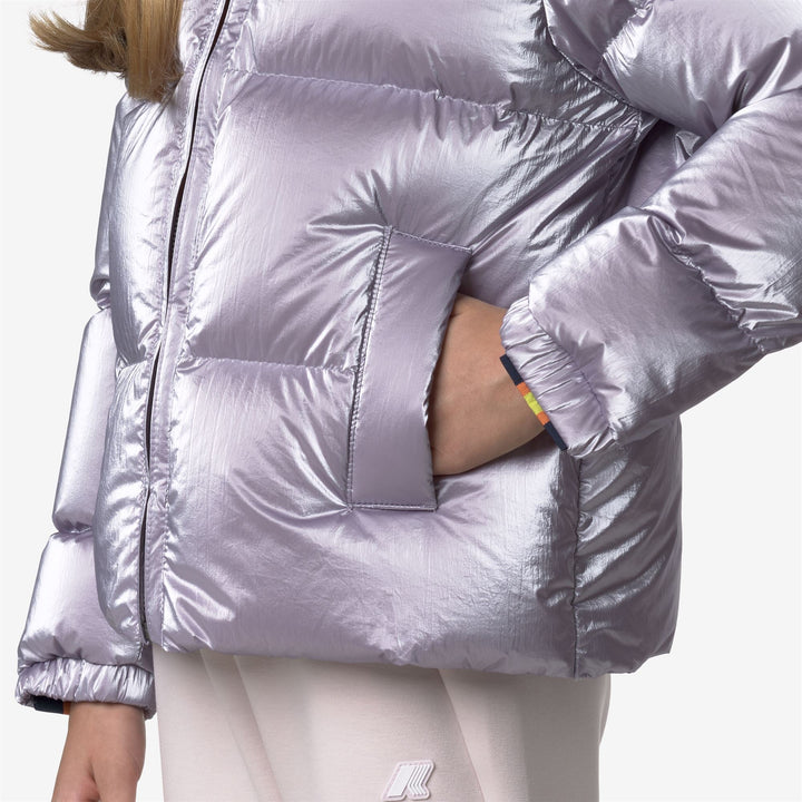 P. LETHILLE THERMO PEARLY - Jackets - Short - GIRL - Violet Lavander Combo